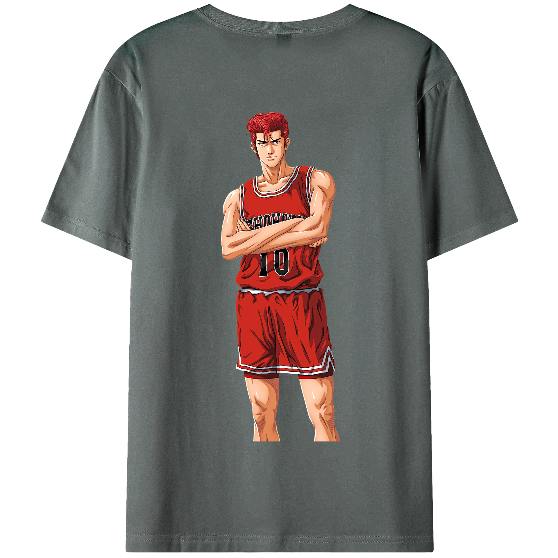 SLAM DUNK／スラムダンク 綿100％半袖Tシャツ（背面プリント）